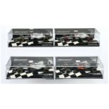 Minichamps (1/43rd) Group Of 4 Mclaren's  - (1) 530 144222 MP4-29 (2) 530 144522 MP4-29, (3) 530 ...