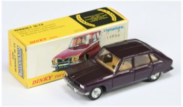 Spanish Dinky Toys 538 Renault 16TX Saloon - Metallic Purple body, light tan interior, silver tri...