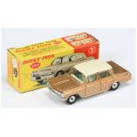 Dinky Toys 196 Holden Special Sedan - Metallic light brown, cream roof, pale green interior, silv...