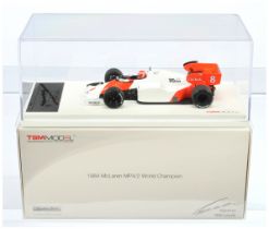 TSM Miniatures (1/43rd) 12SS4 McLaren MP4/2 "World Champion" 1984