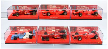 Minichamps (1/43rd) Group Of 6 "M Schumacher" Collection To Include  - 510 984333 Ferrari F300, 5...