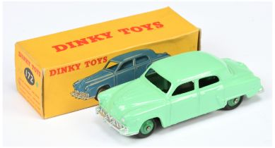 Dinky Toys 172 Studebaker Land Cruiser - Pale green, silver trim and mid-green rigid hubs