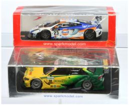 Spark Model (1/43rd) A Pair - (1) SA056  McLaren MP4-12C "Macau GT Cup" 2013 and (2) S2518 Audi A...