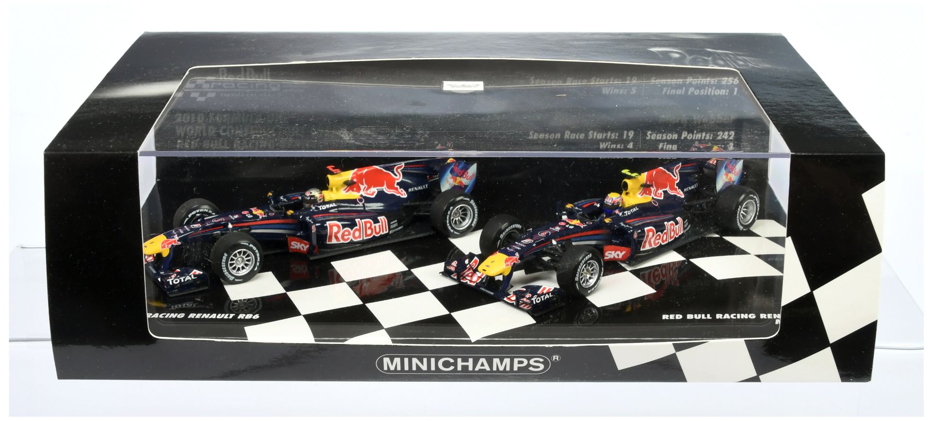 Minichamps (1/43rd) 412 100506  Renault RB6 "Red Bull" - "Champions" 2010 