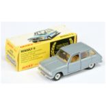 Spanish Dinky Toys 1453 Renault 6 Saloon - Grey body, beige interior, silver trim and concave hubs