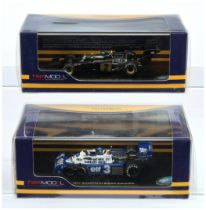 TSM Miniatures (1/43rd) A Pair (1) 114352  Tyrrell P34 "Belgium" 1977 and (2) 124325  Lotus 72 "I...