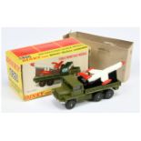 Dinky Toys Military 620 Berliet Missile Launcher - Green including plastic hubs, black plastic la...