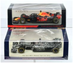 Spark Model (1/43rd) A Pair - (1) S4620 Red Bull RB11 Test Car2015 and (2) S6058 Red Bull RB14 " ...