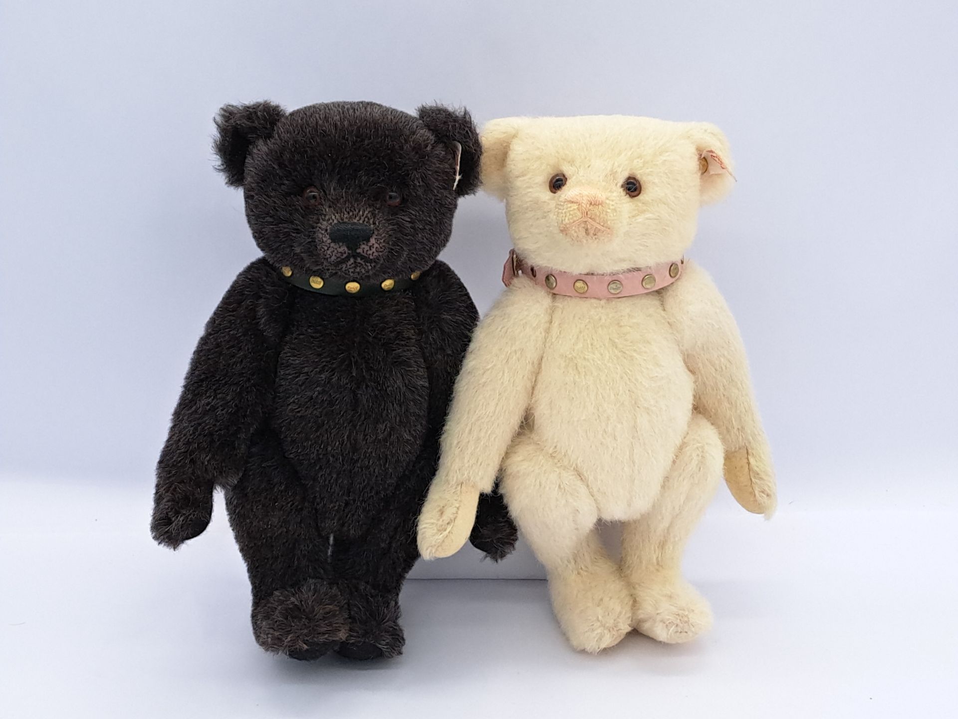 Steiff pair of teddy bears: (1) Jack; (2) Jill