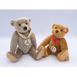 Steiff pair of teddy bears: (1) Steiff Club Edition 2005 Richard replica; (2) Jubilee bear