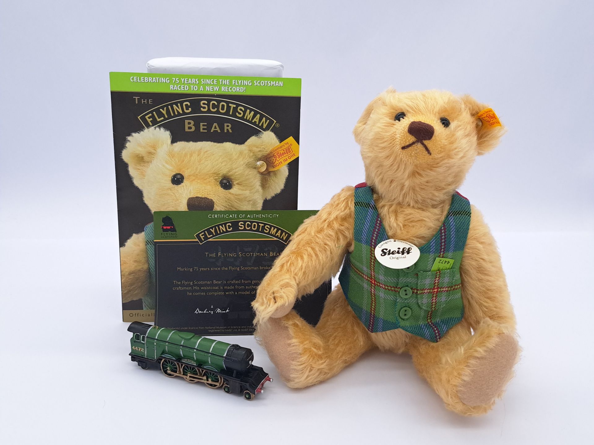 Steiff Danbury Mint Flying Scotsman teddy bear