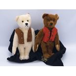 Steiff pair of Teddy Bu 1925 replica teddy bears