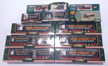 Corgi "Eddie Stobart" mixed boxed group. Conditions generally appear Excellent in generally Good ...