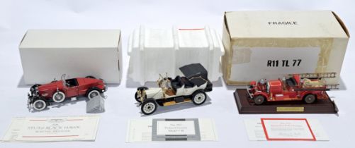 Franklin Mint, a boxed trio