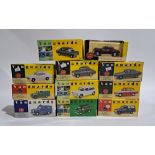 Vanguards, cars and other vehicles, a boxed group