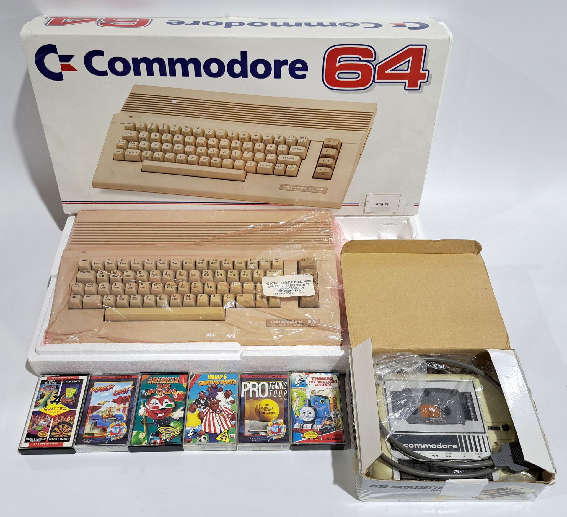 Commodore 64, Tape Drive & games