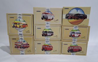 Corgi Classics boxed Bus related group