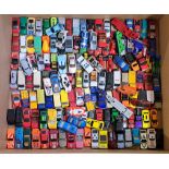 Matchbox, a large quantity of unboxed vehicles