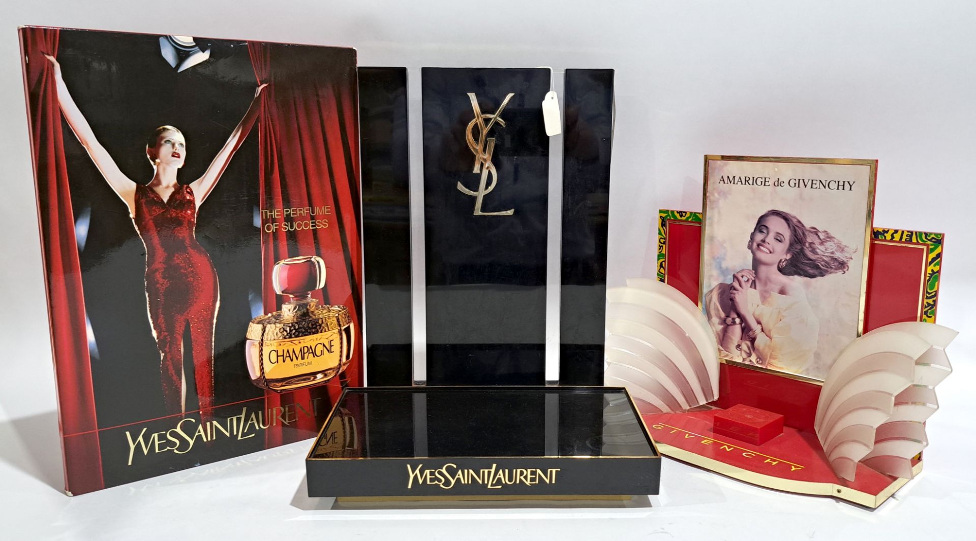Perfume related Retail Displays & Standee. Yves Saint Laurent & Givenchy
