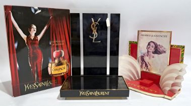Perfume related Retail Displays & Standee. Yves Saint Laurent & Givenchy