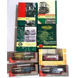Corgi & EFE, a boxed bus & tram group which includes multi vehicle sets