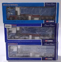 Corgi a boxed trio of 1/50 scale tankers to include CC12426, CC12106 and CC12106. Conditions gene...