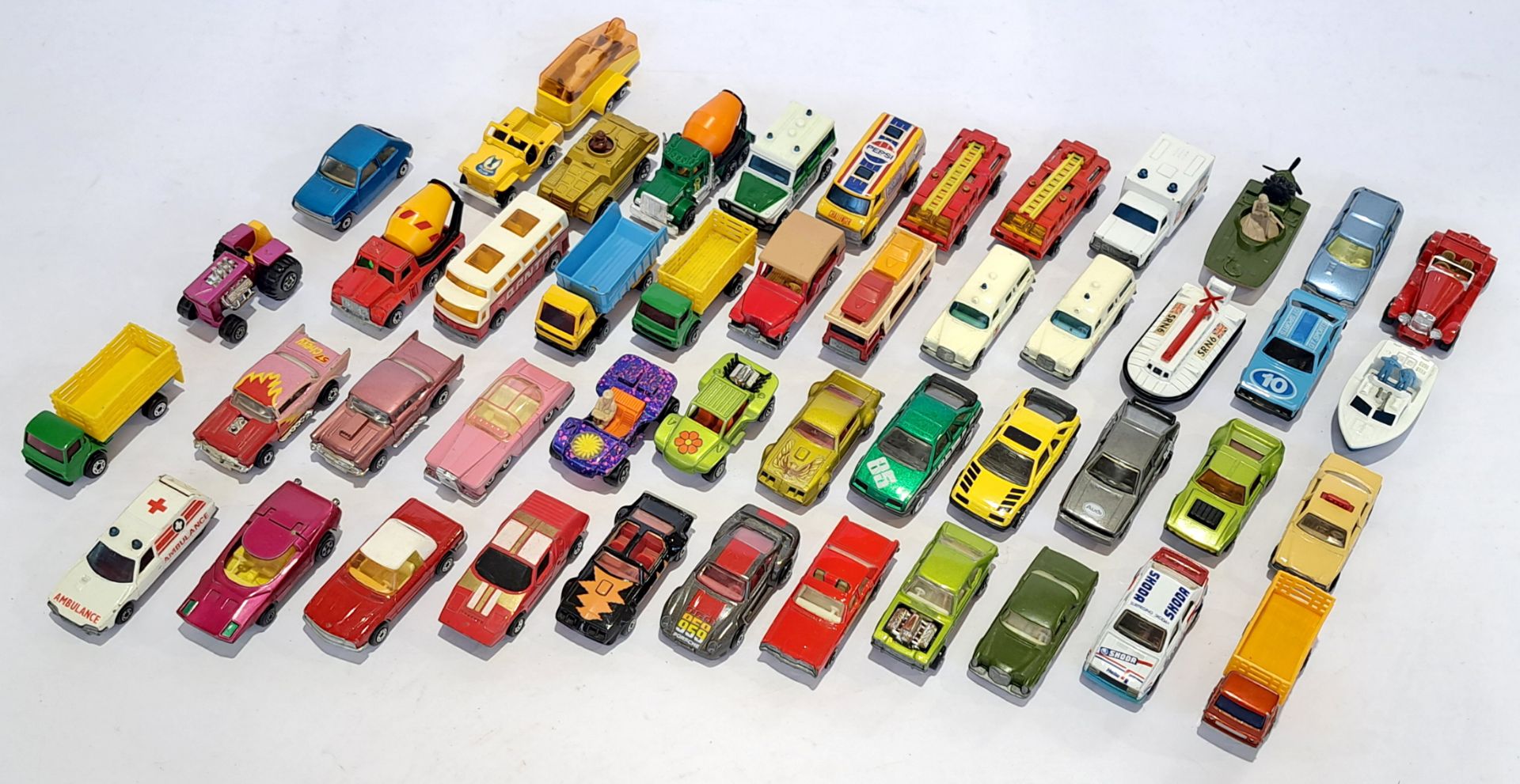 Matchbox, an unboxed vehicle group