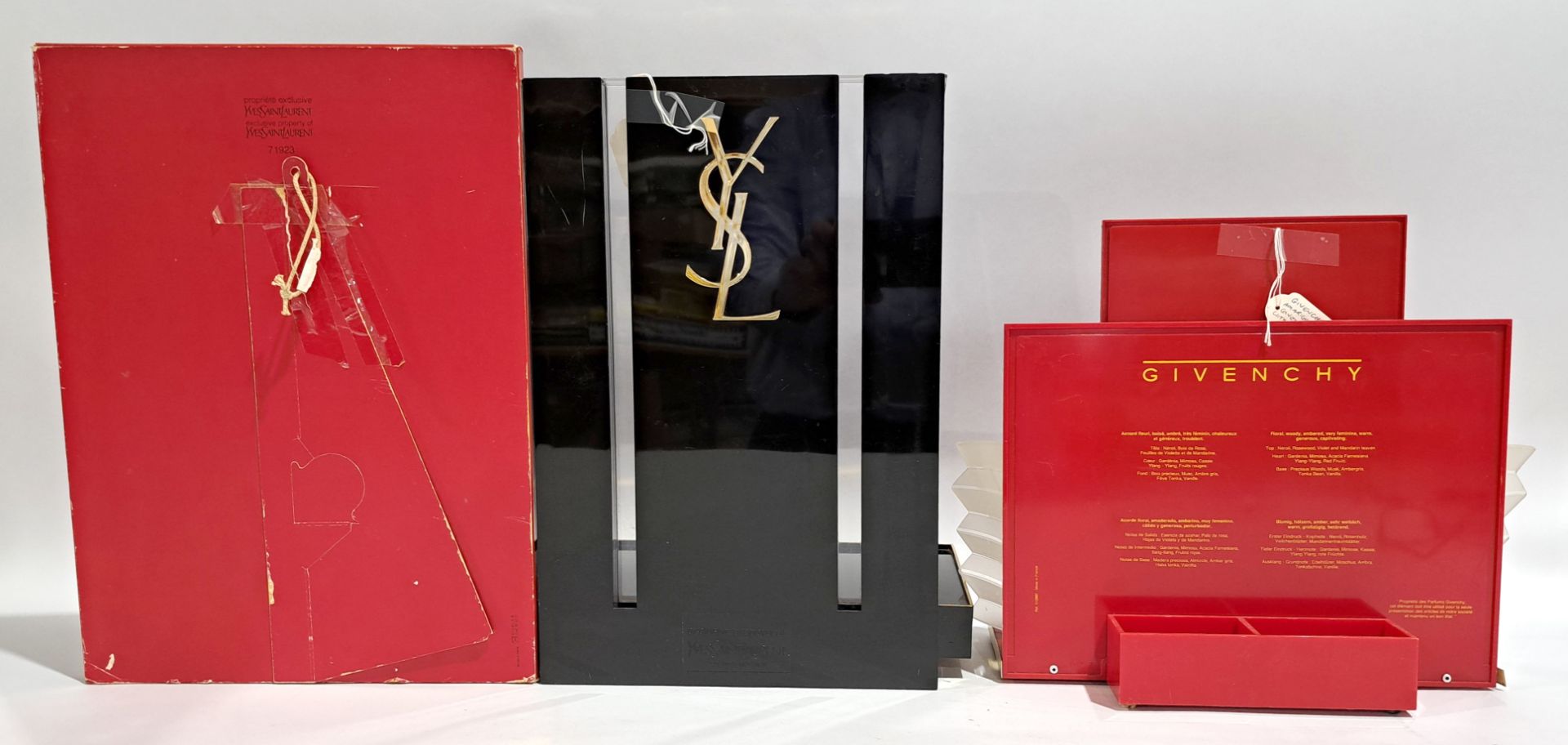 Perfume related Retail Displays & Standee. Yves Saint Laurent & Givenchy - Image 2 of 2