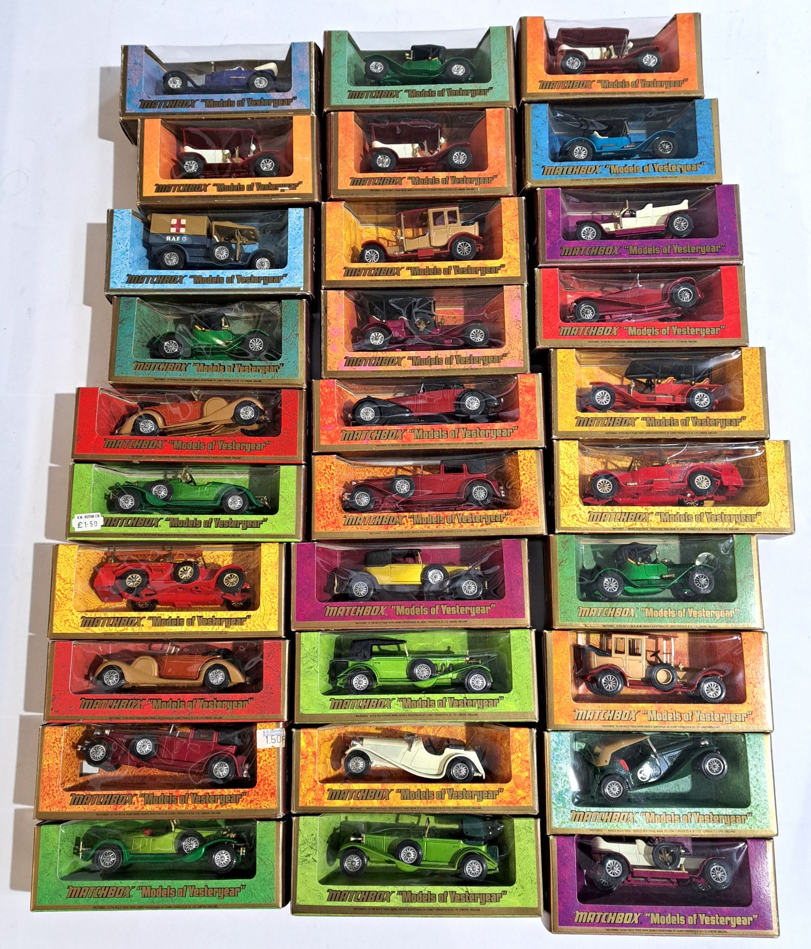 Matchbox "Models Of Yesteryear" a boxed group