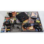 Sega Megadrive II Games Console, controllers & games