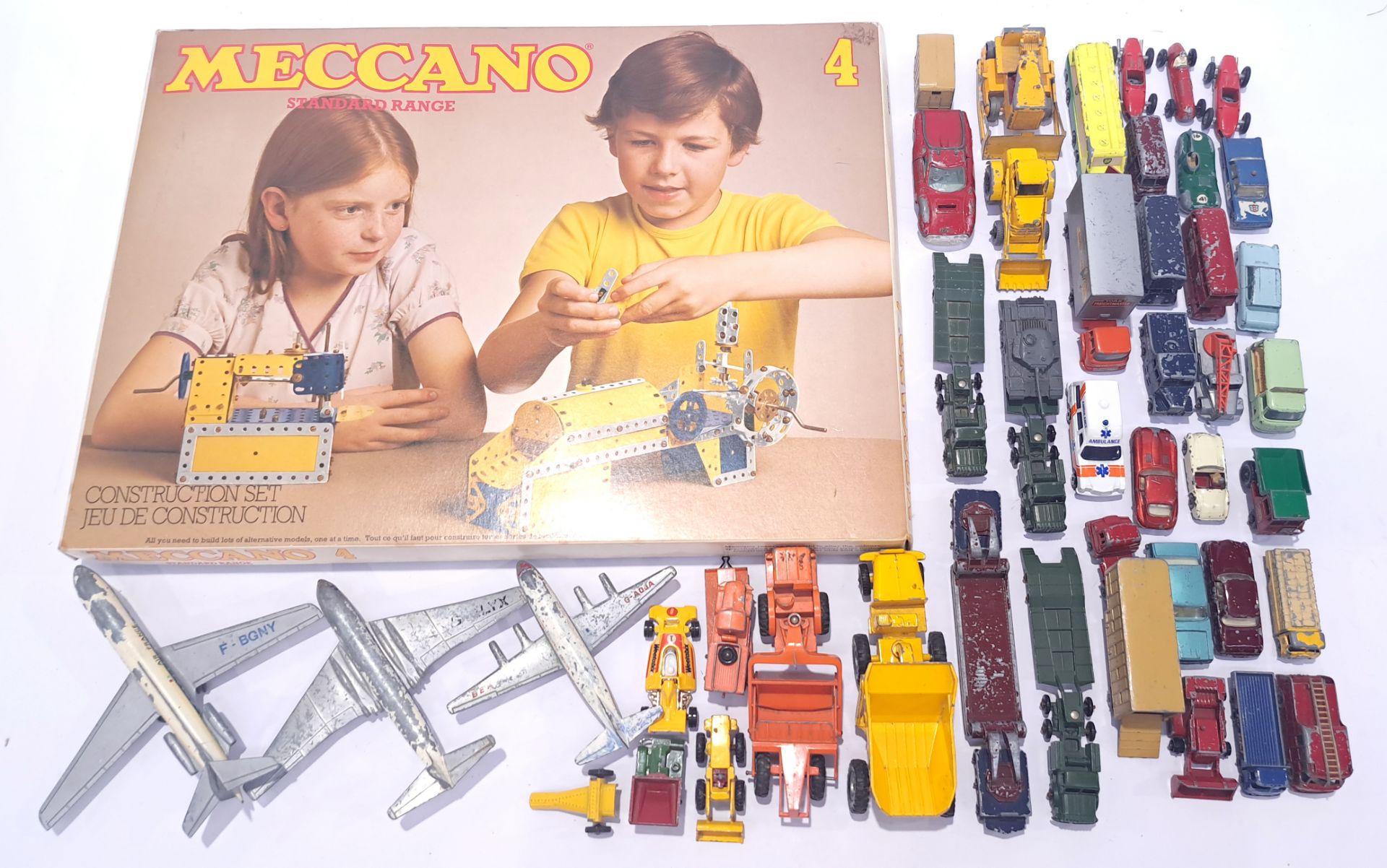 Dinky, Meccano and similar a mixed group (see photo) (Not checked for completion or correctness. ...