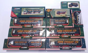 Corgi "Eddie Stobart" mixed boxed group. Conditions generally appear Excellent in generally Good ...