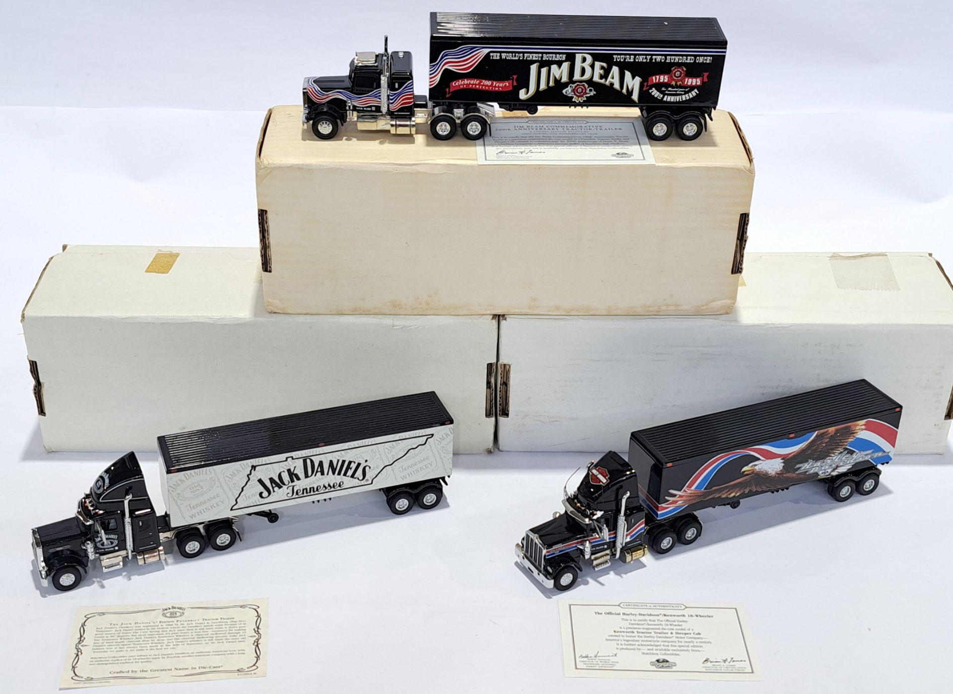 Matchbox, a boxed 1:58 scale truck & trailer group
