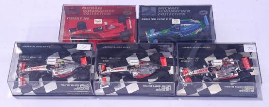 Minichamps a boxed F1 car group, Hamilton and Schumacher Group. (see photo). Conditions are gener...