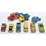 Corgi, an unboxed vintage mixed vehicle group