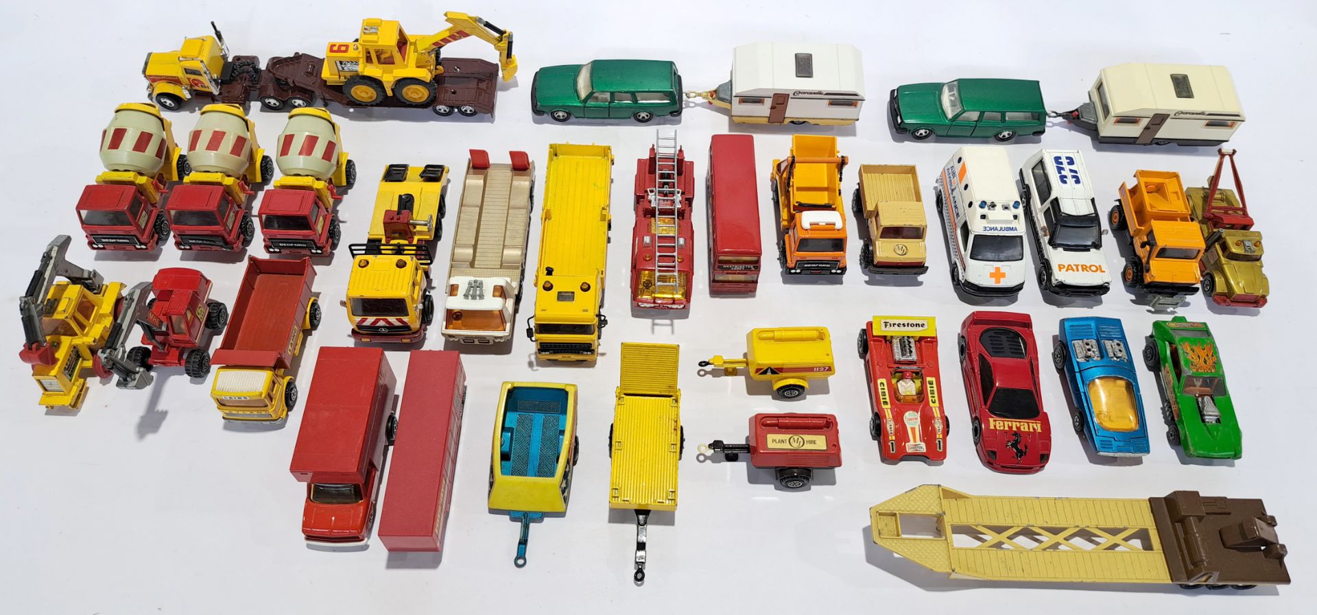 Matchbox, an unboxed mixed vehicle group