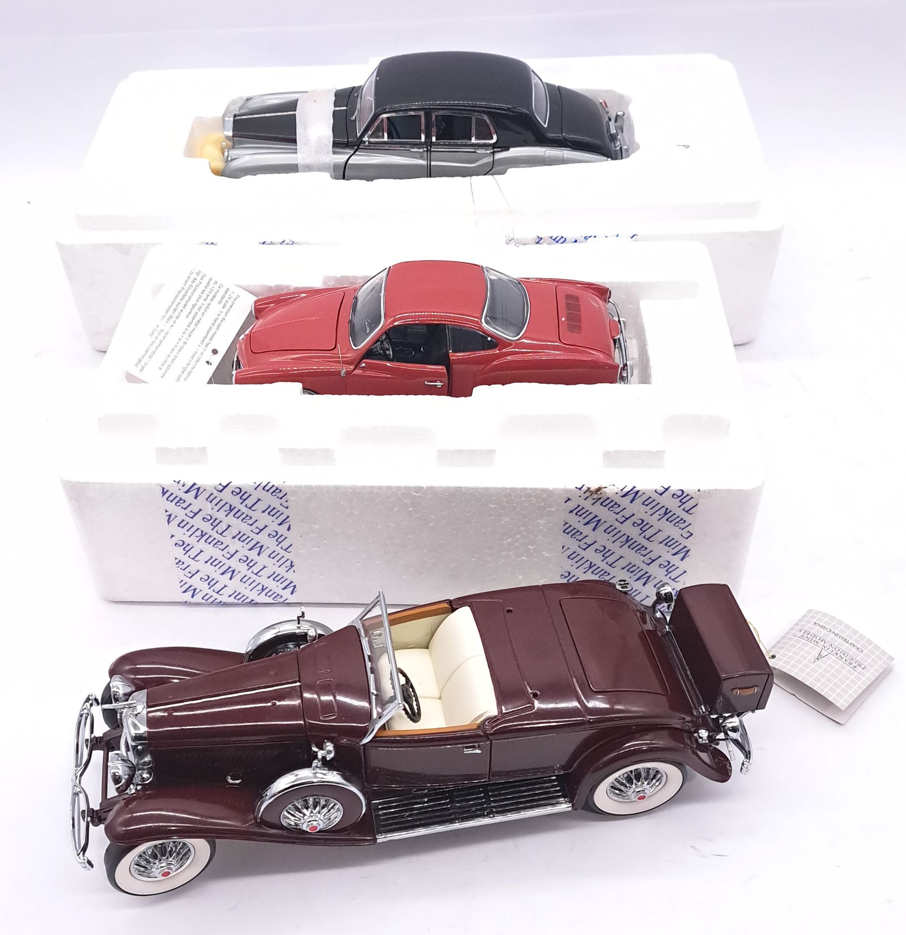 Franklin Mint, a partly boxed group of 1:24 scale Classic Saloon and similar models - Bild 3 aus 6