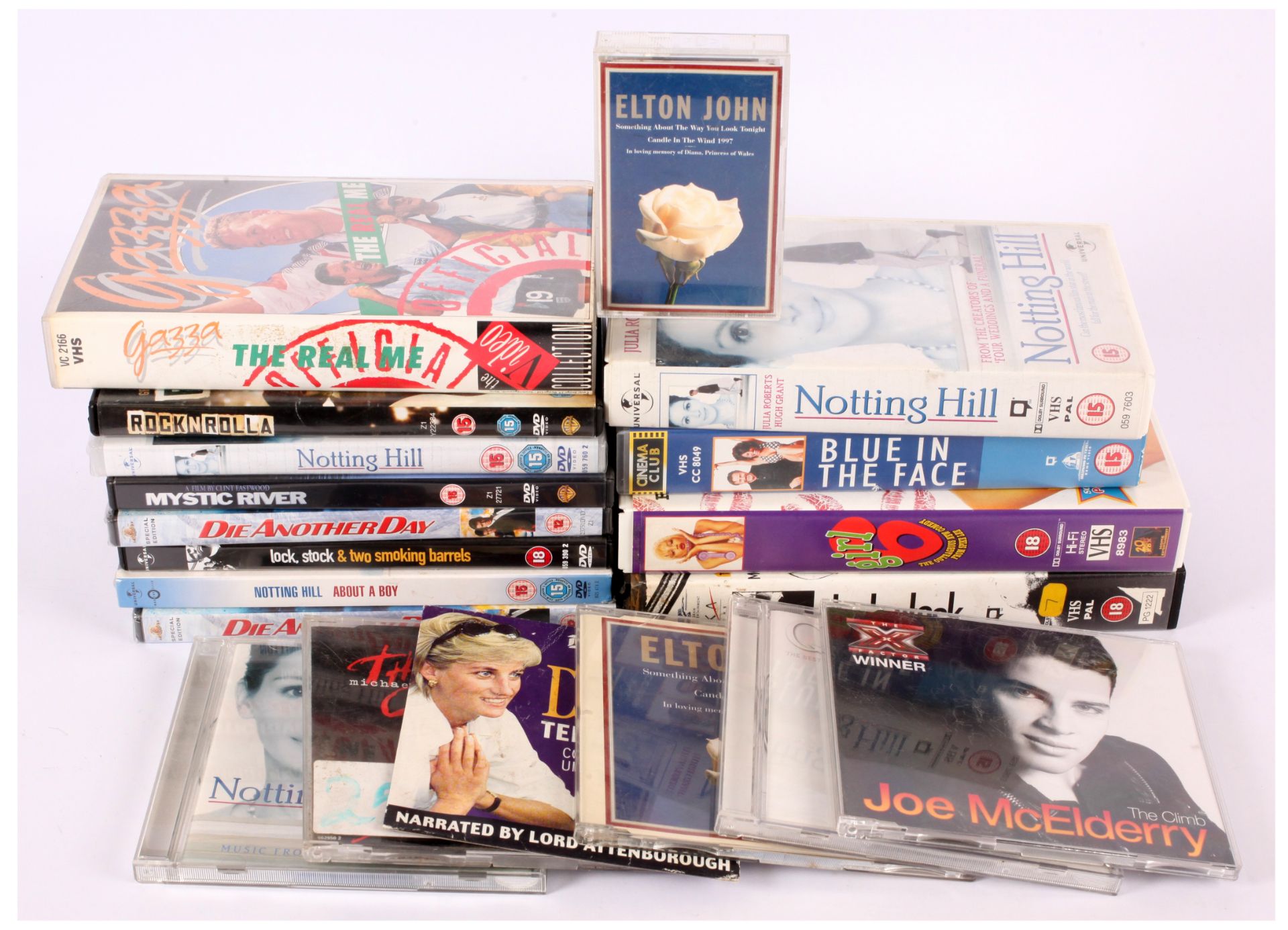 Pop/Rock LPs, CDs, DVDs & VHS
