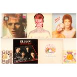 David Bowie And Queen LPs and 7" Singles