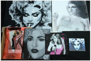 Madonna - A Group of Canvas Paintings