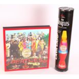 The Beatles Sgt Pepper CD Box Set & Lava Lamp