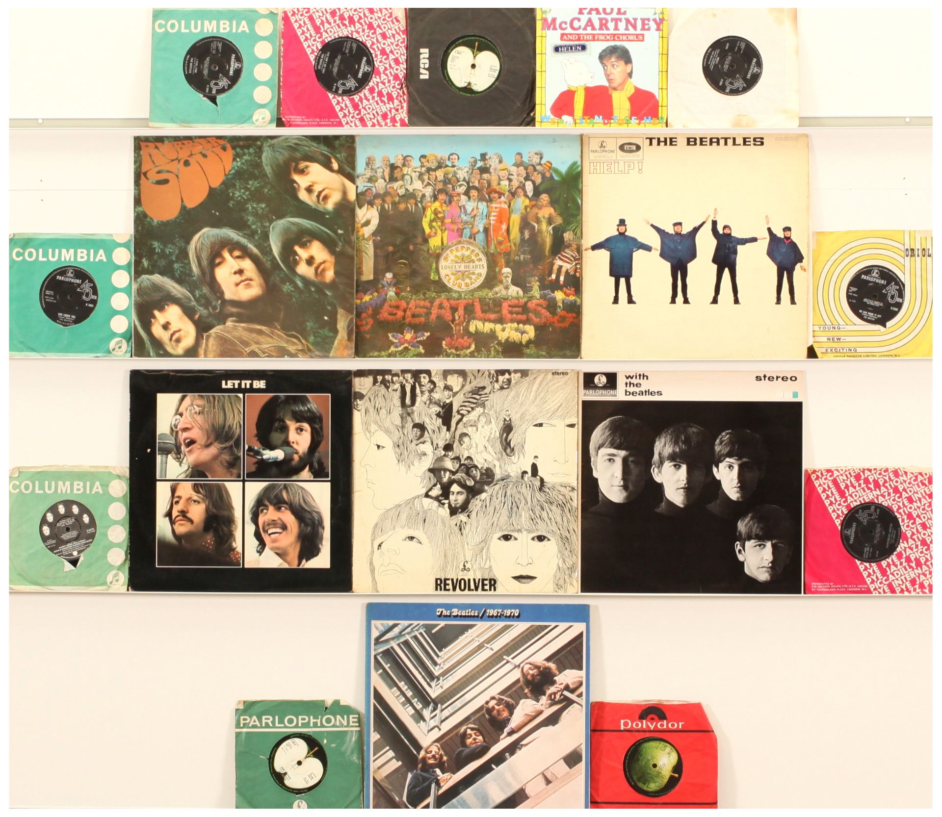 The Beatles LPs and 7" Singles