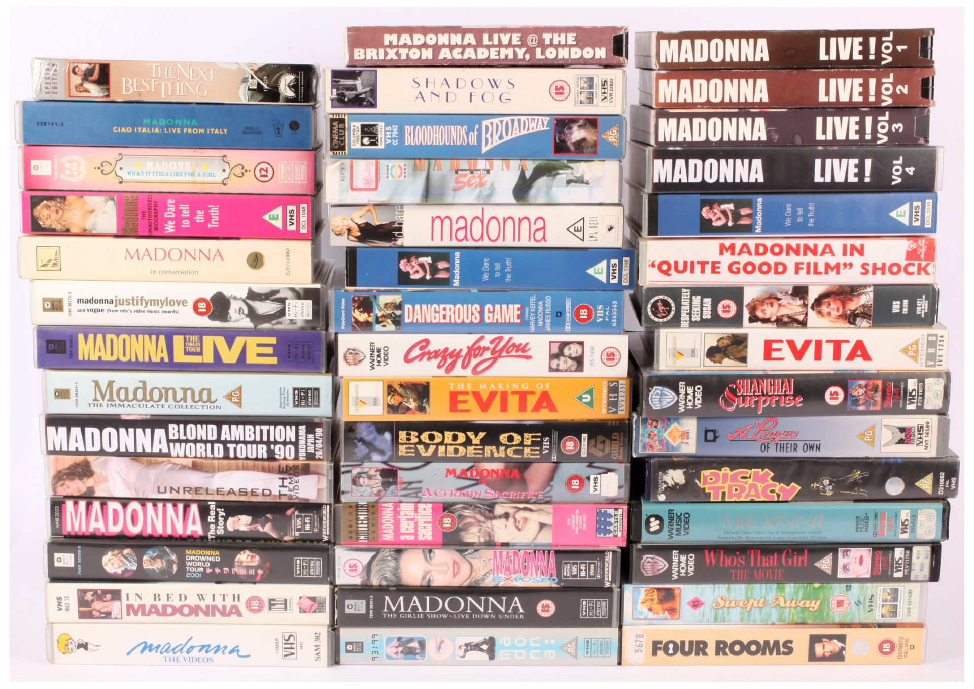 Madonna VHS Tapes