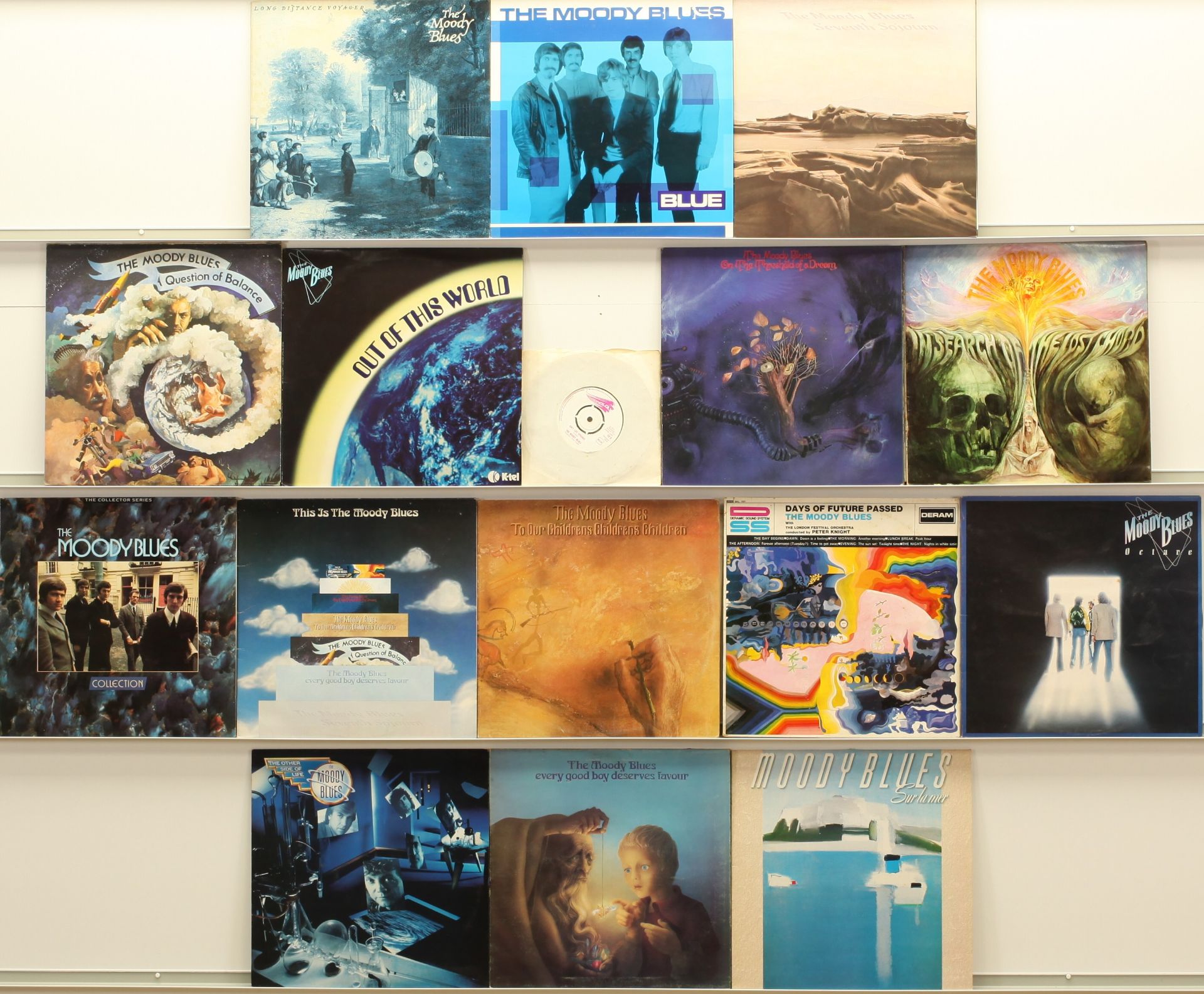 The Moody Blues - Assorted Vinyl And CD Albums