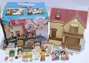 Epoch, Sylvanian Families Lakeside Lodge, characters and accessories group