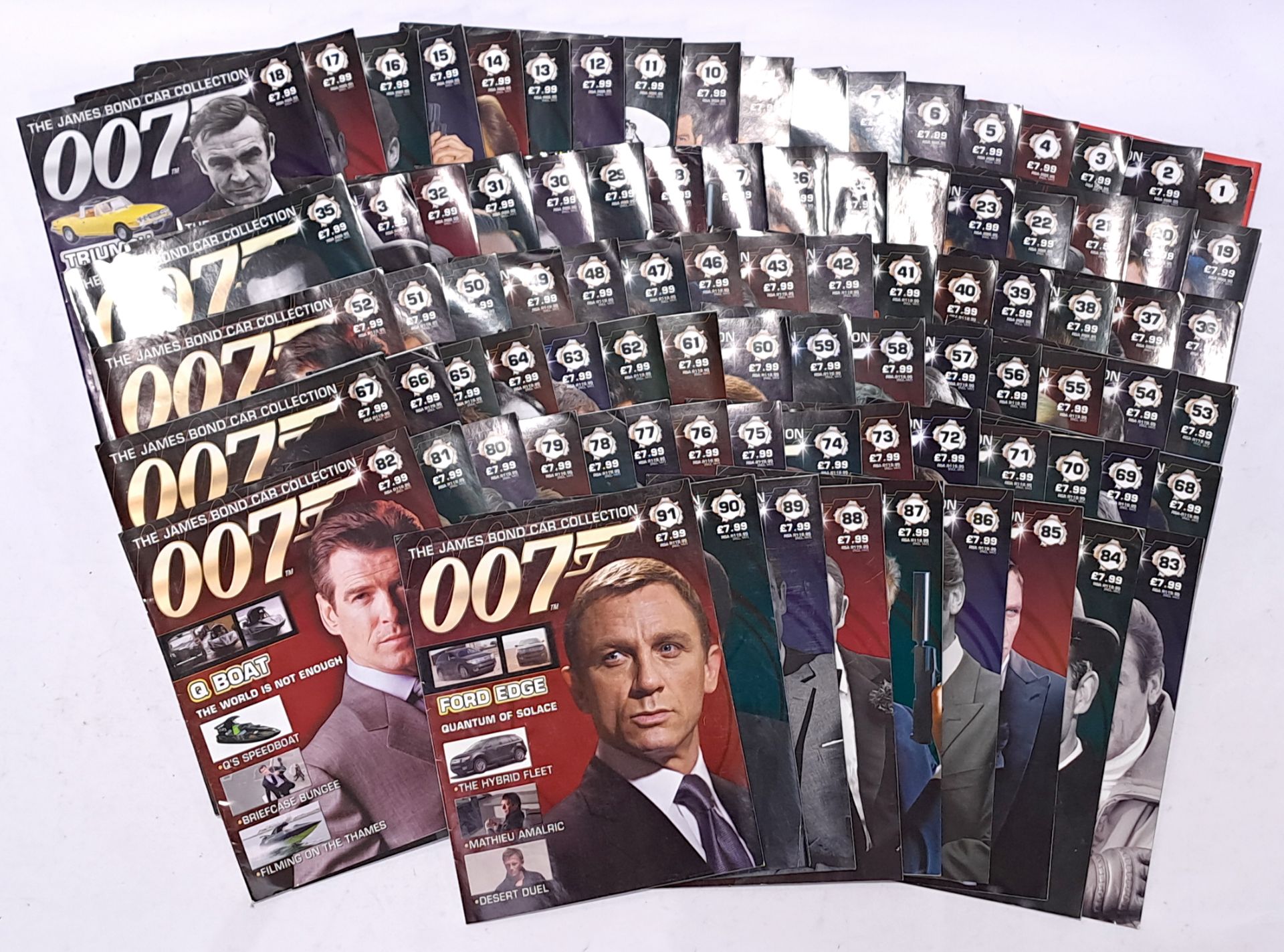 James Bond a Large group of magazine issue models with magazines (Not checked for correctness or ... - Image 6 of 6