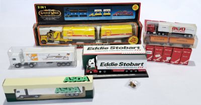 Herpa, Wiking, Lledo & similar, a boxed, mixed scale truck group