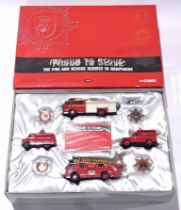 Corgi a boxed Emergency Services Vehicle Set CC99152 "Proud to Serve" (The Fire and Rescue Servic...