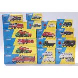Corgi Classics a mixed boxed group of Commercial/Emergency Vehicles. Conditions generally appear ...
