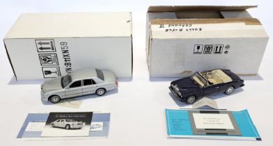 Franklin Mint, a boxed Rolls-Royce pair